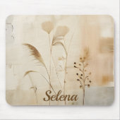 Pressed Flowers and Grass Mouse Pad マウスパッド (正面)