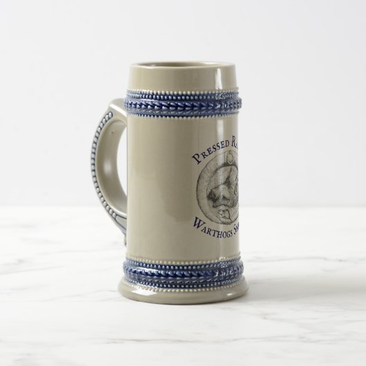 Pressed Rat and Warthogs beer stein ビールジョッキ (正面左)