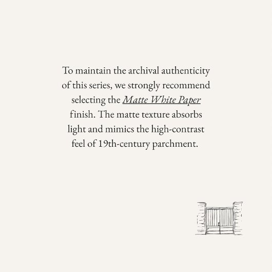 Pressed Rose- Ex Libris Bookplate -Library Label  長方形シール