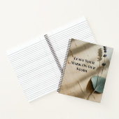 Pressed Rose Keepsake Guest Book | Heirloom Floral ノートブック (内部)