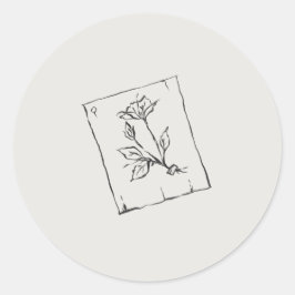 Pressed Rose- Regency Correspondence ラウンドシール