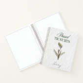 Pressed Thoughts – Poetcore Writing Journal ノートブック (内部)