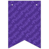 #PressforProgressのHashTag国際的なレディース日 バンティングフラッグ (第2の旗)