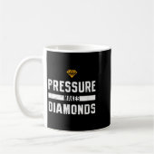 Pressure Makes Diamonds Insrational And Motivation コーヒーマグカップ (左)