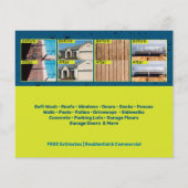 Pressure Power Washing Template チラシ (裏面)