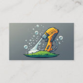 PRESSURE WASHER customer loyalty punch card ロイヤリティカード (正面)