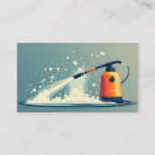 PRESSURE WASHER customer loyalty punch card ロイヤリティカード (正面)