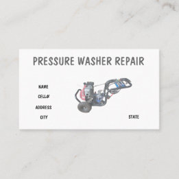 Pressure Washer Repair 名刺