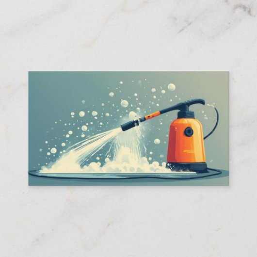 PRESSURE WASHER with qr code ロイヤリティカード (正面)