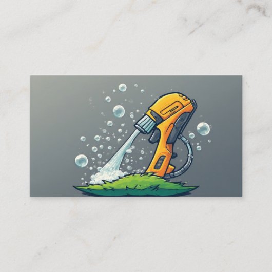 PRESSURE WASHER with qr code ロイヤリティカード (正面)