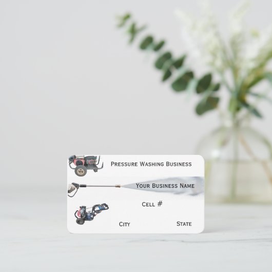 Pressure Washing  名刺 (スタンド正面)