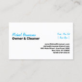 Pressure Washing Patriotic Power 名刺 (裏面)