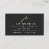 Pressure Washing Power Wash 名刺 (正面)