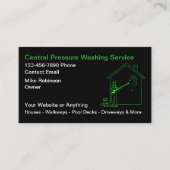 Pressure Washing Services Business Cards 名刺 (正面)
