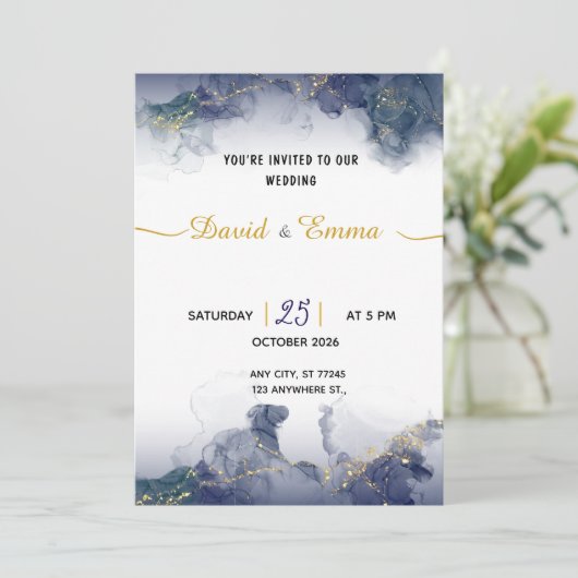 Prestige Wedding Invitation Card 招待状 (スタンド正面)