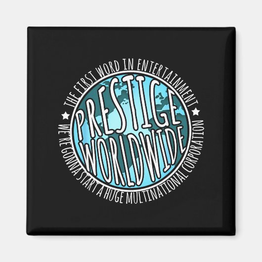 Prestige Worldwide Entertainment Funny Movie Quote マグネット (正面)