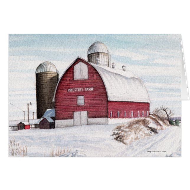 Prestleys barn 2010, copyright 2010 Michael L. ... (正面横)