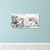 PrestonのPlug Plot Riot キャンバスプリント (インサイチュ (ウッドフロア))