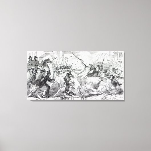 PrestonのPlug Plot Riot キャンバスプリント (正面)