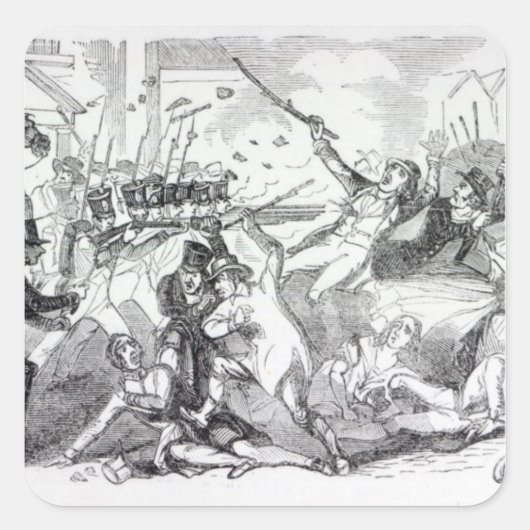 PrestonのPlug Plot Riot スクエアシール (正面)