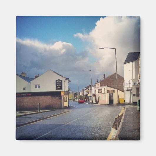 Prestwich、ホイットカーレーンマグネット マグネット (正面)