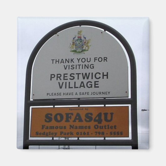 Prestwich Magnetへようこそ マグネット (正面)