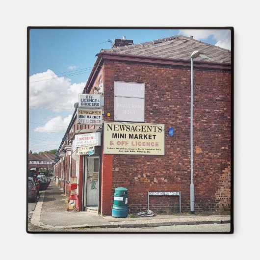 Prestwich - Munir's Mini Market Magnet マグネット (正面)