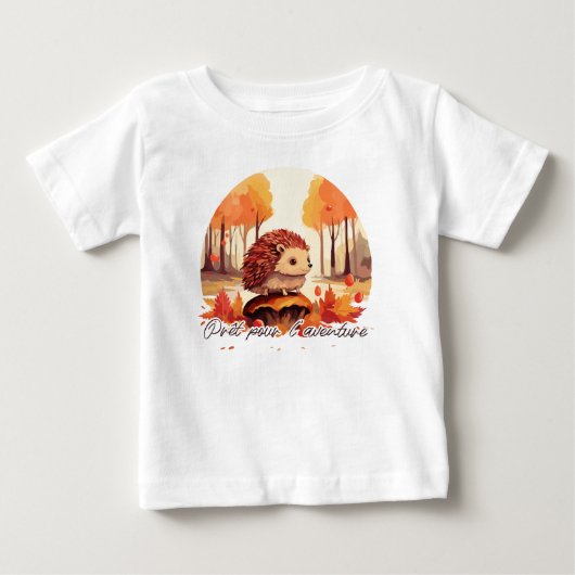 Prêt pour l'aventure aussi ベビーTシャツ (正面)