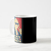 Pretend Founding Father 4th Of July Halloween コーヒーマグカップ (正面左)