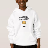 Pretend I’m A Lamp Funny Lamp Hoodie (正面)