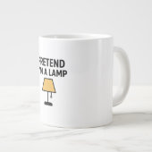 Pretend I’m A Lamp Illustrated Coffee Mug ジャンボコーヒーマグカップ (正面右)