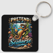 Pretend I’m a Seahorse キーホルダー (裏面)