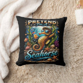 Pretend I’m a Seahorse クッション (ブランケット)
