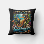 Pretend I’m a Seahorse クッション (裏面)