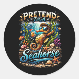 Pretend I’m a Seahorse ラウンドシール