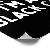 Pretend I'm A Black Cat Easy Lazy Halloween Costum ポスター (角)