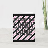 Pretend I'm A Candy Cane Christmas Pajama Hallowee カード (正面)