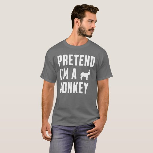 Pretend I'm A Donkey Tシャツ (正面フル)
