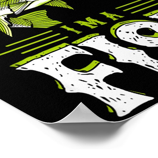 Pretend I'm A Fish B Funny Cute Lazy Halloween Cos ポスター (角)