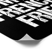 Pretend I'm A French Fries Costume Funny Lazy Hall ポスター (角)