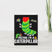 Pretend I'm A Funny Lazy Halloween Costume  カード (正面)