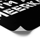 Pretend I'm A Meerkat Lazy Halloween Costume  ポスター (角)