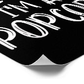 Pretend I'm A Pcorn Costume Halloween Party Family ポスター (角)