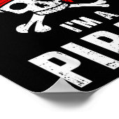 Pretend I'm A Rate Funny Lazy Easy Diy Halloween C ポスター (角)