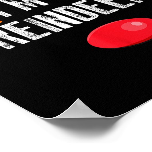 Pretend I'm A Reindeer Funny Lazy Christmas Mens W ポスター (角)