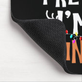 Pretend I'm A Reindeer Lazy Mens Womens Christmas  マウスパッド (コーナー)