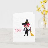 Pretend I'm A Tin Man Halloween Last Minute Costum カード (黄色い花)