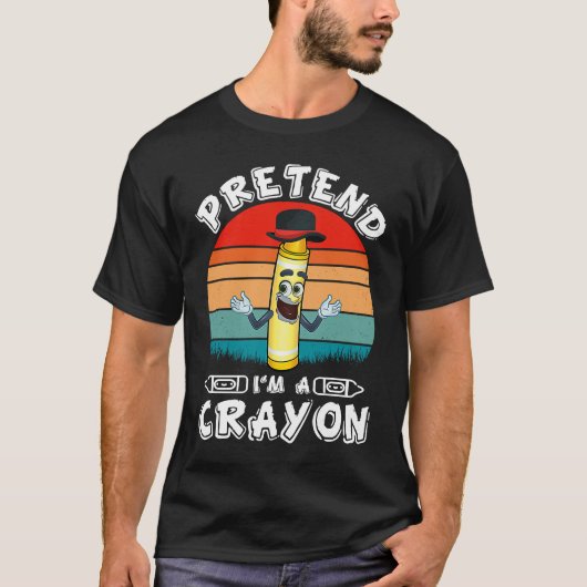 Pretend I'm a Yellow Crayon Tシャツ (正面)