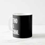 Pretend I'm A Zucchini Funny Halloween Party Costu コーヒーマグカップ (正面左)