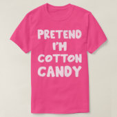Pretend I'm Cotton Candy lazy matching Halloween C Tシャツ (デザイン正面)